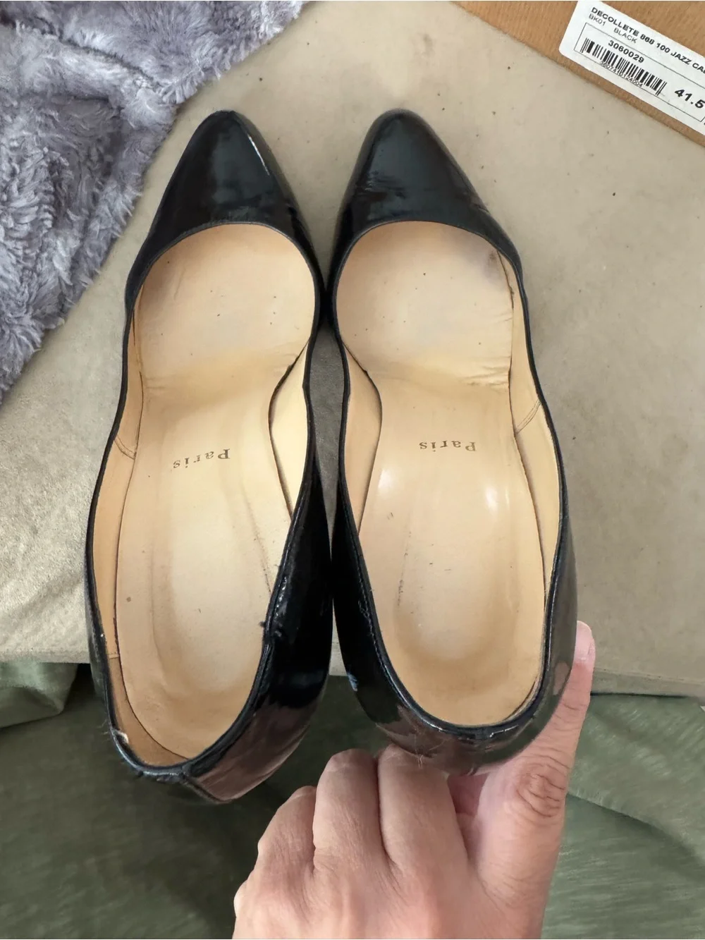 Christian Louboutin Black bells size 10.5 women’s
